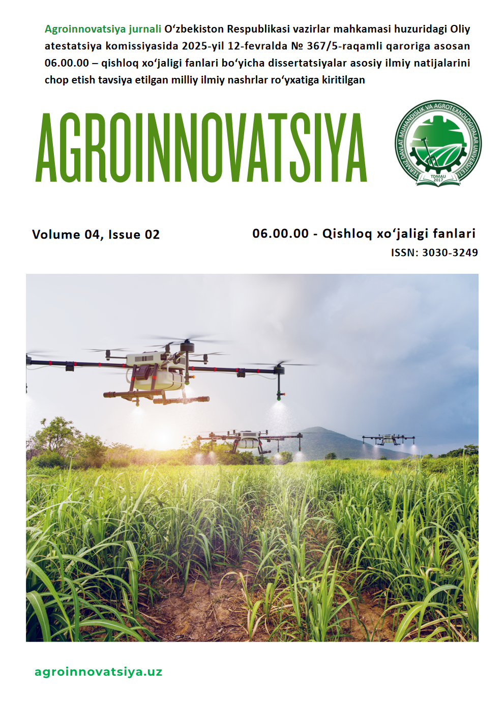 					View Vol. 4 No. 2 (2026): AGROINNOVATION
				
