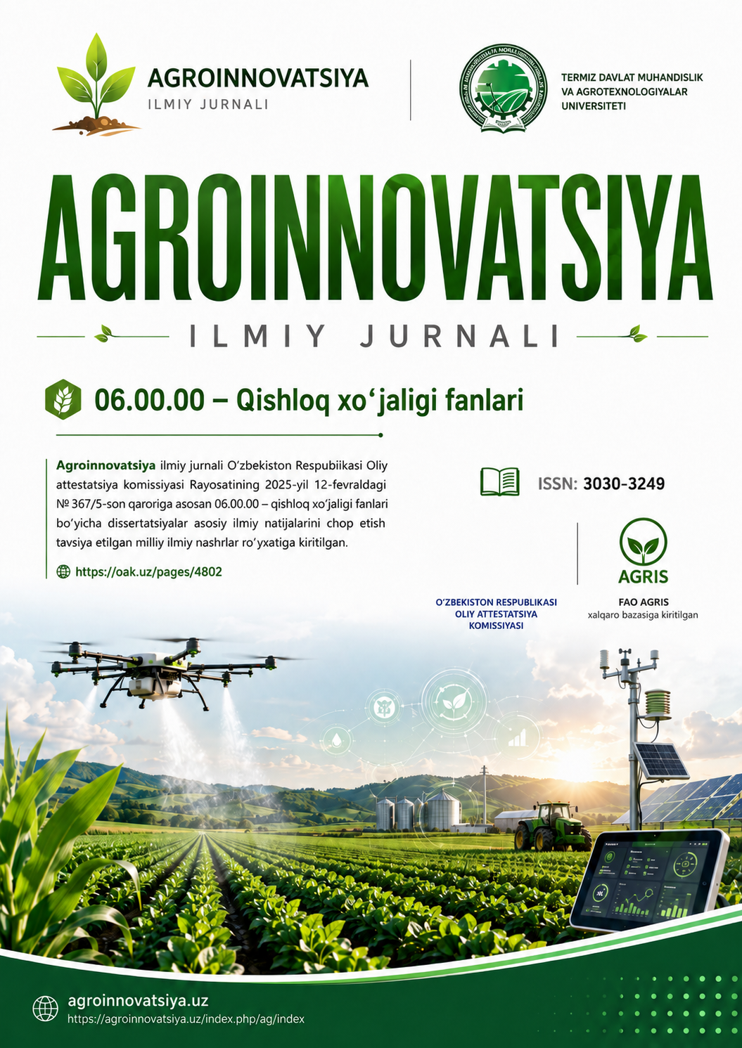 Vol. 4 No. 5 (2026): AGROINNOVATION