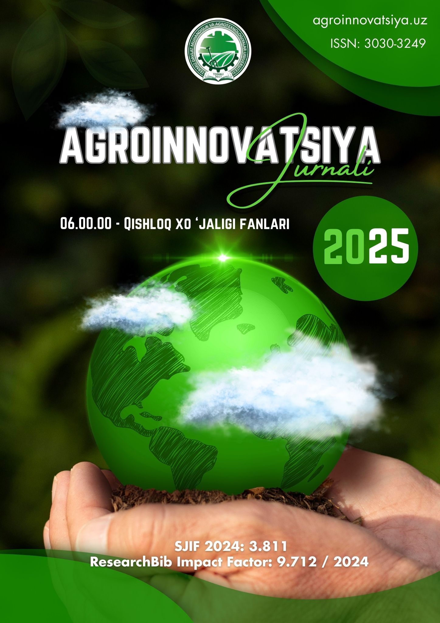 					View Vol. 3 No. 2 (2025): AGROINNOVATION
				